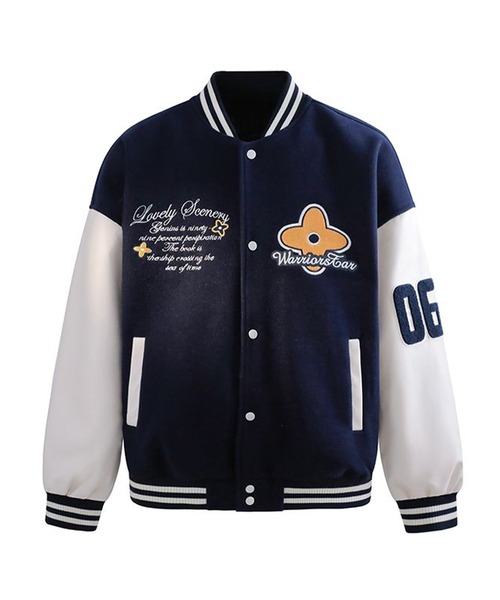 セール】刺繍ワッペンスタジアムジャンパー（スタジャン）｜CORPUS