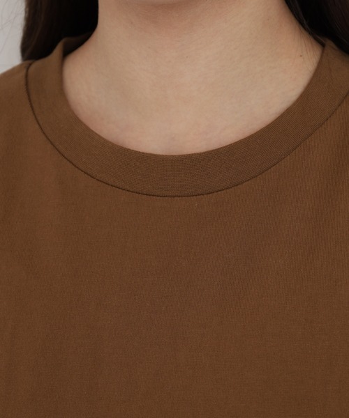OMNES（オムネス）の「布帛切り替えキャンディースリーブ長袖Tシャツ（Tシャツ/カットソー・レディース・キャメル・FREE）」の9枚目の写真
