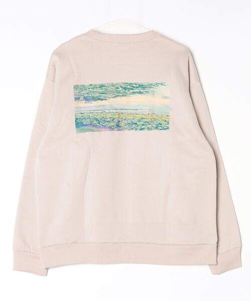 THE MILES（ザ マイルズ）の「ellipsis イリップシス Crew Kneck Sweat-D.H- クルーネックスエット-D.H-（スウェット・メンズ・グレイッシュベージュ/ブラック・LARGE/MEDIUM）」の17枚目の写真