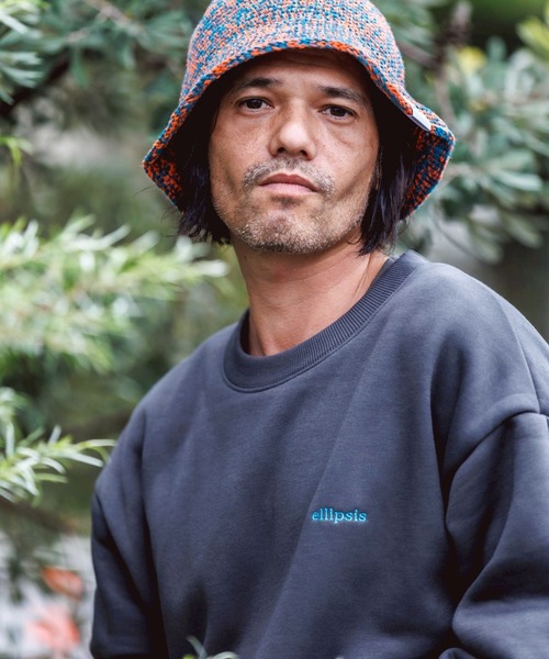 THE MILES（ザ マイルズ）の「ellipsis イリップシス Crew Kneck Sweat-D.H- クルーネックスエット-D.H-（スウェット・メンズ・グレイッシュベージュ/ブラック・LARGE/MEDIUM）」の10枚目の写真