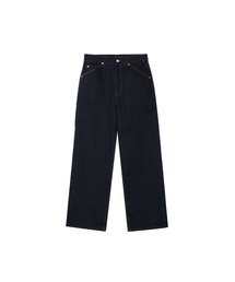 LOGO AMBO DENIM PANTS - INDIGO BLUE