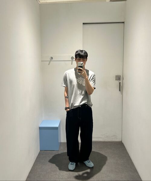 Rest&Recreation（レストアンドレクリエーション）の「LOGO AMBO DENIM PANTS - INDIGO BLUE（デニムパンツ・レディース・その他・MEDIUM/LARGE/SMALL）」の4枚目の写真