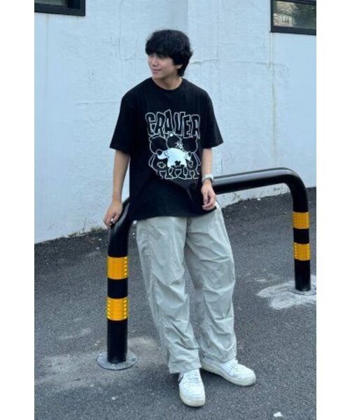 GRAVER（グレーバー）の「[ユニセックス]3ベアコミックスロゴ半袖Tシャツ_ブラック（Tシャツ/カットソー・レディース・ブラック・X-LARGE/SMALL/MEDIUM/LARGE）」の4枚目の写真