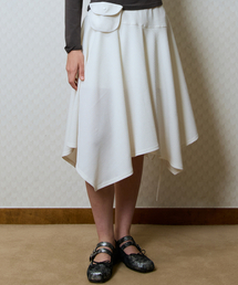 GT POCKET MIDI SKIRT(IVORY)