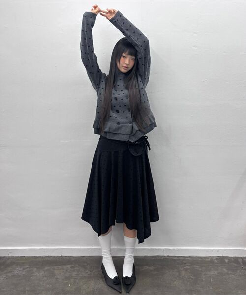 LUVISTRUE(ラヴイズトゥルー)の「GT POCKET MIDI SKIRT(IVORY)(スカート・レディース・その他・FREE)」の12枚目の写真