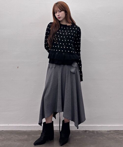 LUVISTRUE(ラヴイズトゥルー)の「GT POCKET MIDI SKIRT(IVORY)(スカート・レディース・その他・FREE)」の7枚目の写真