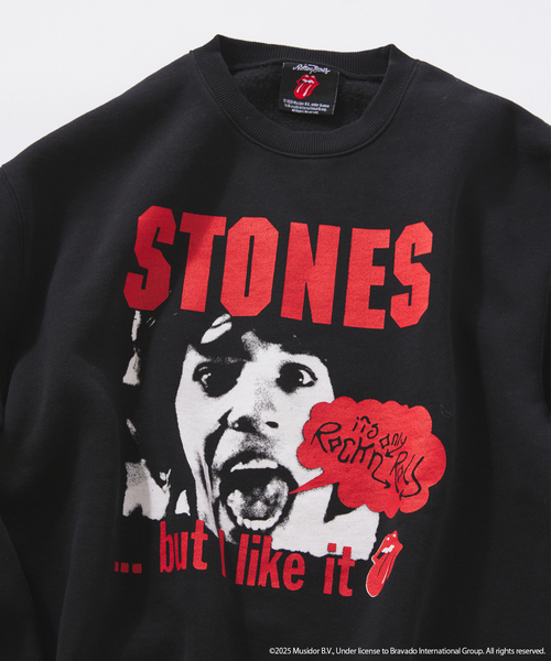 JOURNAL STANDARD relume（ジャーナルスタンダード　レリューム）の「THE ROLLING STONES / ローリングストーンズ 別注 プリントスウェット（スウェット・メンズ・ブラック/ホワイト/ライトグレー/ブラックミックス・MEDIUM/LARGE）」の12枚目の写真