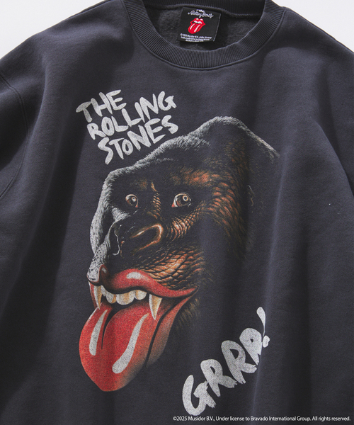 JOURNAL STANDARD relume（ジャーナルスタンダード　レリューム）の「THE ROLLING STONES / ローリングストーンズ 別注 プリントスウェット（スウェット・メンズ・ブラック/ホワイト/ライトグレー/ブラックミックス・MEDIUM/LARGE）」の9枚目の写真