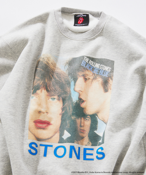 JOURNAL STANDARD relume（ジャーナルスタンダード　レリューム）の「THE ROLLING STONES / ローリングストーンズ 別注 プリントスウェット（スウェット・メンズ・ブラック/ホワイト/ライトグレー/ブラックミックス・MEDIUM/LARGE）」の6枚目の写真