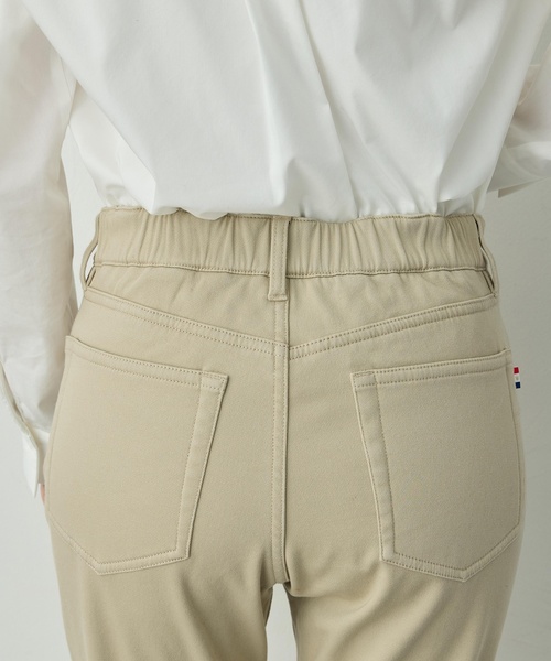 Petit Honfleur（プチオンフルール）の「フリースボンディングパンツ【発熱素材・ストレッチ・ウエストゴム】（その他パンツ・レディース・ブラック/カーキ/ベージュ・61/64/67）」の22枚目の写真