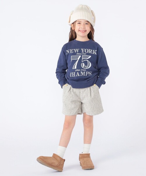 SHIPS（シップス）の「SHIPS KIDS:100～130cm / ツイード タック ショート パンツ（その他パンツ・キッズ・ナチュラル/ライトブルー・100/110/120/130）」の5枚目の写真