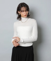 CADUNE（カデュネ）の「ラメタートルネックニット（ニット/セーター・レディース）」