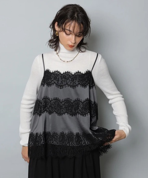 ラメタートルネックニット（ニット/セーター）｜CADUNE（カデュネ）の