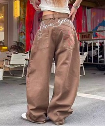 SORUTT（ソルト）の「【 SORUTT / ソルト 】 ステッチ バルーンパンツ / バックプリント #_（その他パンツ）」