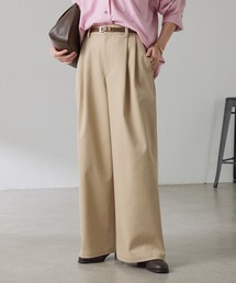 COLLAGE GALLARDAGALANTE（コラージュガリャルダガランテ）の「タックワイドチノパンツ（チノパンツ）」