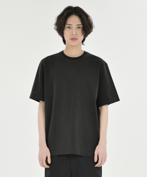 BROWNYARD(ブラウンヤード)の「ウォッシュドTシャツ, ウォッシュドブラック(Tシャツ/カットソー・メンズ・その他・4/6/3/5)」の3枚目の写真