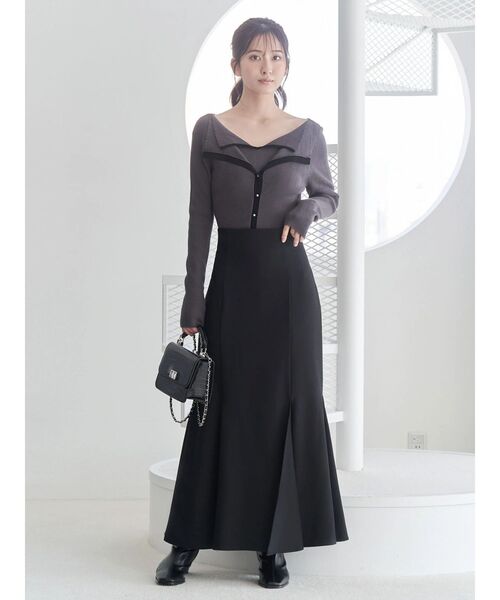 MERCURYDUO（マーキュリーデュオ）の「バックレースアップストレッチマーメイドスカート（スカート・レディース・アイボリー/チャコールグレー/ブラック/ピンク・X-SMALL/MEDIUM/SMALL）」の19枚目の写真