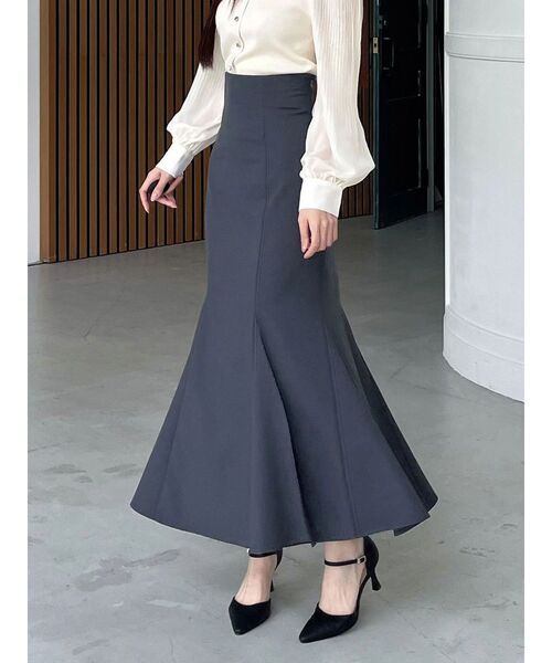 MERCURYDUO(マーキュリーデュオ)の「バックレースアップストレッチマーメイドスカート(スカート・レディース・アイボリー/チャコールグレー/ブラック/ピンク・X-SMALL/MEDIUM/SMALL)」の11枚目の写真