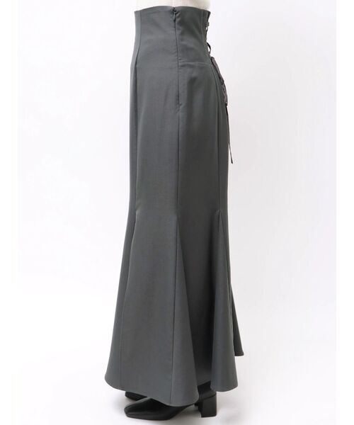 MERCURYDUO(マーキュリーデュオ)の「バックレースアップストレッチマーメイドスカート(スカート・レディース・アイボリー/チャコールグレー/ブラック/ピンク・X-SMALL/MEDIUM/SMALL)」の22枚目の写真