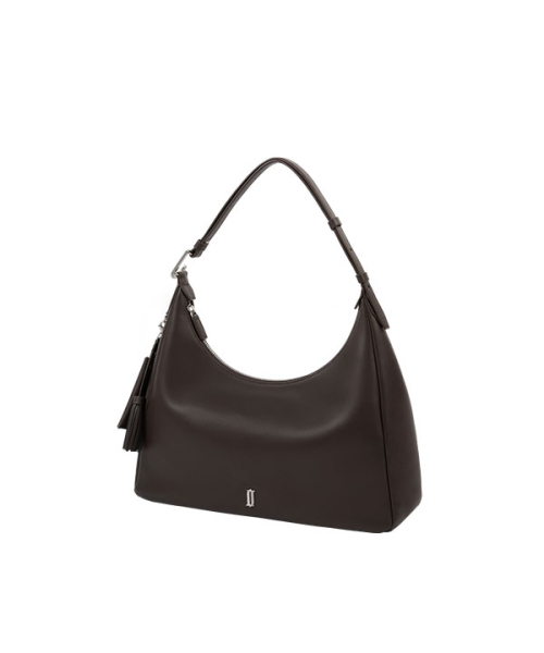 JESTINA（ジェイエスティナ）の「TASSIA MDショルダーDB (JHNCHA5BF983DB010)（ショルダーバッグ・レディース・ダークブラウン・FREE）」の2枚目の写真
