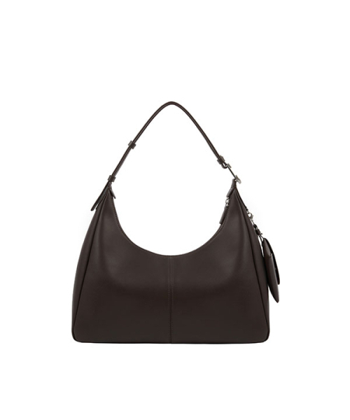 JESTINA（ジェイエスティナ）の「TASSIA MDショルダーDB (JHNCHA5BF983DB010)（ショルダーバッグ・レディース・ダークブラウン・FREE）」の3枚目の写真