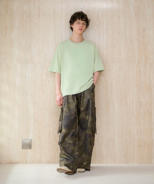 soerte（ソエルテ）の「【26SS】【2点セット】Utility Shield Tee - Regular Fit 2Pack / ユーティリティパックTシャツ（レギュラーフィット）（Tシャツ/カットソー・メンズ・チャコールグレー/ネイビー/ライトグリーン/ホワイト/アッシュグレー・3/2/1）」の12枚目の写真