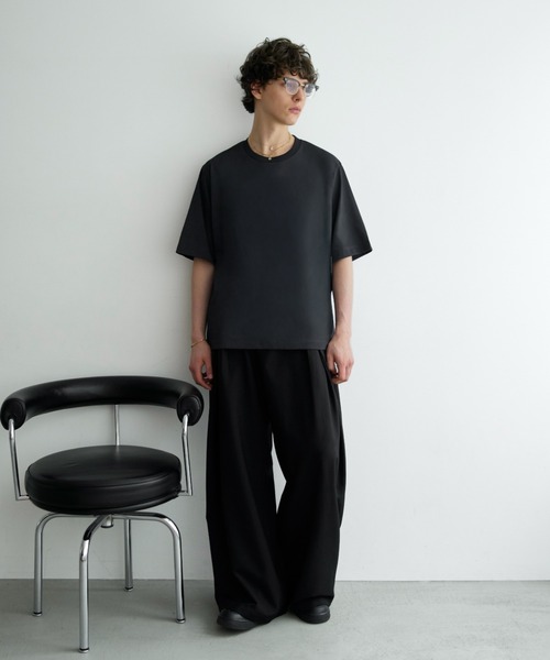 soerte（ソエルテ）の「【26SS】【2点セット】Utility Shield Tee - Regular Fit 2Pack / ユーティリティパックTシャツ（レギュラーフィット）（Tシャツ/カットソー・メンズ・チャコールグレー/ネイビー/ライトグリーン/ホワイト/アッシュグレー・3/2/1）」の10枚目の写真