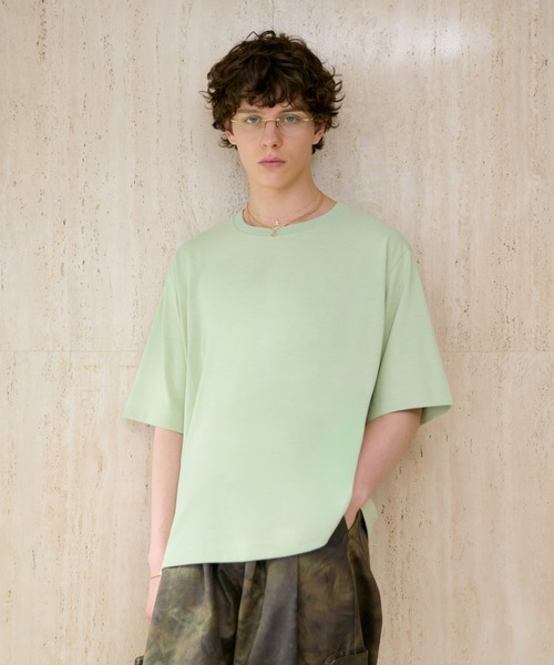 soerte（ソエルテ）の「【26SS】【2点セット】Utility Shield Tee - Regular Fit 2Pack / ユーティリティパックTシャツ（レギュラーフィット）（Tシャツ/カットソー・メンズ・チャコールグレー/ネイビー/ライトグリーン/ホワイト/アッシュグレー・3/2/1）」の11枚目の写真