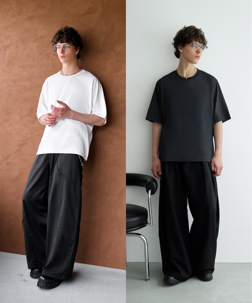 soerte（ソエルテ）の「【26SS】【2点セット】Utility Shield Tee - Regular Fit 2Pack / ユーティリティパックTシャツ（レギュラーフィット）（Tシャツ/カットソー・メンズ・チャコールグレー/ネイビー/ライトグリーン/ホワイト/アッシュグレー・3/2/1）」の17枚目の写真