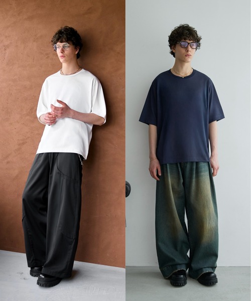 soerte（ソエルテ）の「【26SS】【2点セット】Utility Shield Tee - Regular Fit 2Pack / ユーティリティパックTシャツ（レギュラーフィット）（Tシャツ/カットソー・メンズ・チャコールグレー/ネイビー/ライトグリーン/ホワイト/アッシュグレー・3/2/1）」の20枚目の写真