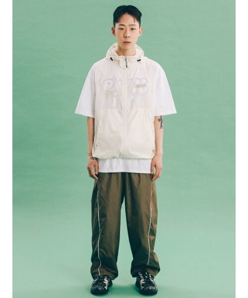 PHYSICAL DEPARTMENT(フィジカル デパートメント)の「ラインパイピングトラックパンツライトイエロー(スウェットパンツ・レディース・その他・LARGE/MEDIUM/SMALL/X-LARGE)」の6枚目の写真
