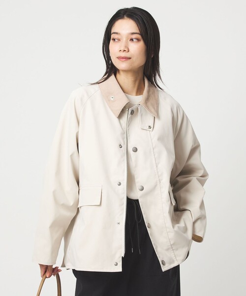 Barbour（バブアー）の「【別注】＜Barbour＞BORROWDALE ショート ブルゾン（ブルゾン・レディース・オフホワイト/ベージュ・38/36）」の7枚目の写真