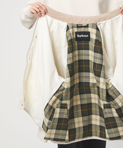 Barbour（バブアー）の「【別注】＜Barbour＞BORROWDALE ショート ブルゾン（ブルゾン・レディース・オフホワイト/ベージュ・38/36）」の10枚目の写真