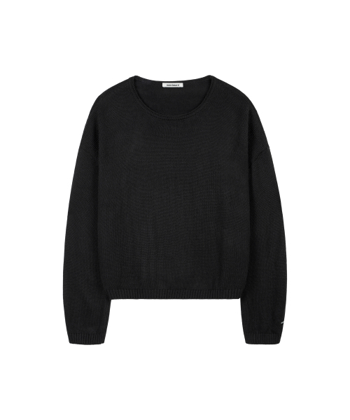 MARDMARD（マードマード）の「コージソリッドニット-ブラック（ニット/セーター・レディース・ブラック・FREE）」の2枚目の写真