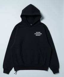 【Western Hydrodynamic Research/ウェスタン ハイドロダイナミック リサーチ】WORKER HOODIE US 同色プリント プルオーバーパーカー バックプリント ワンポイント ブランドロゴ 刺繍