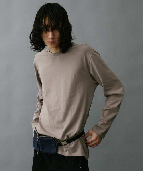 Back Strap Long Sleeve T-Shirt [Gray]（Tシャツ/カットソー）｜HYII（ハイトゥ）のファッション通販 ...