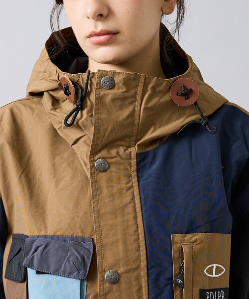 POLeR（ポーラー）の「【POLER/ポーラー】60/40MTN PARKA/マウンテンパーカー/ナイロン/ユニセックス【WEB限定】（マウンテンパーカー・メンズ・ベージュ系その他・L/M/XL）」の6枚目の写真