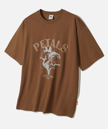 ペタルブロッサムTシャツ[ブラウン]