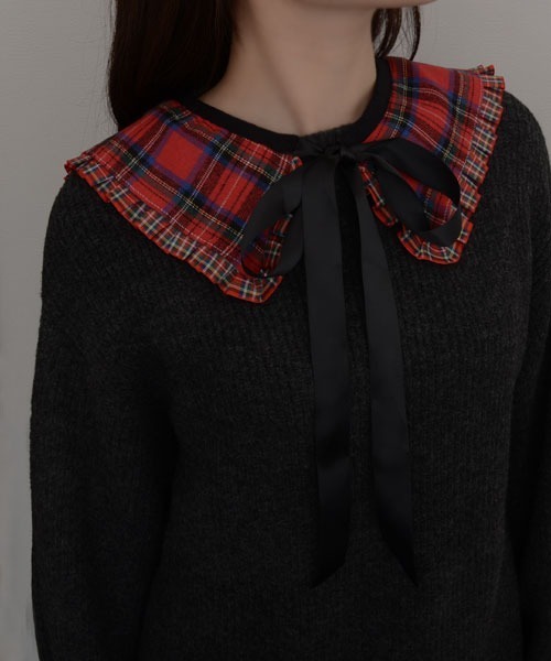 セール】【resonance】《Valentine》タータンチェック柄 レトロ フリル