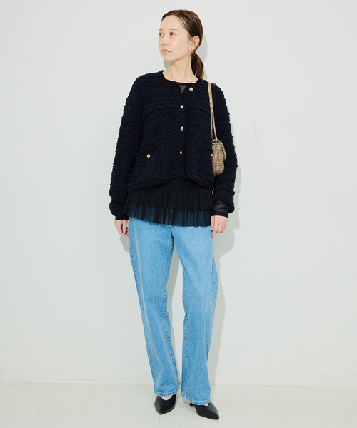 Kassiopea（カシオペア）の「kassiopea/カシオペア ツィードショルダーバッグ URIEL（ショルダーバッグ・レディース・グリーン/ブルー・FREE）」の12枚目の写真