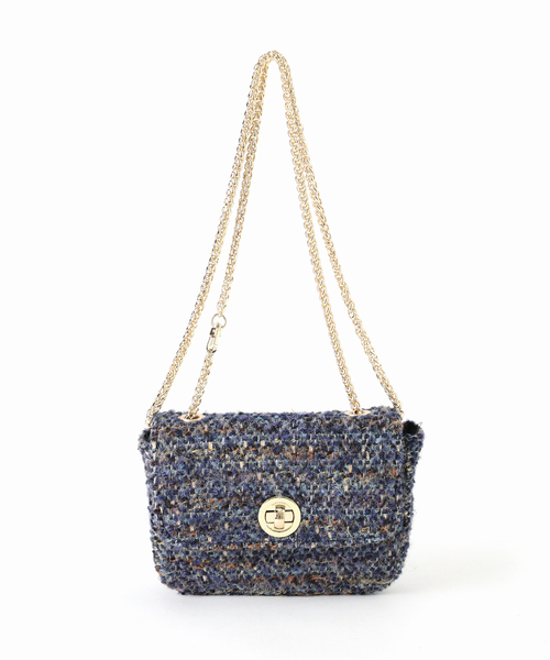 Kassiopea（カシオペア）の「kassiopea/カシオペア ツィードショルダーバッグ URIEL（ショルダーバッグ・レディース・グリーン/ブルー・FREE）」の17枚目の写真