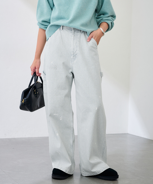 ブリーチリペアヒッコリーパンツ（その他パンツ）｜FRAMeWORK