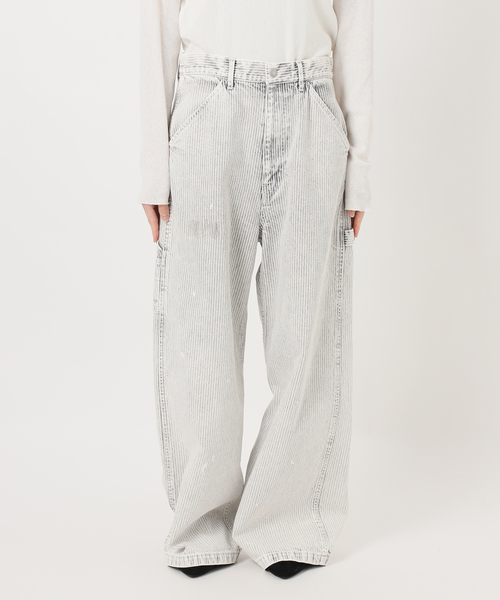 ブリーチリペアヒッコリーパンツ（その他パンツ）｜FRAMeWORK