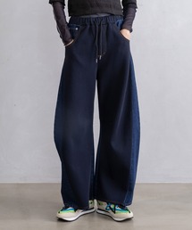 MARECHAL TERRE（マルシャルテル）の「コンビネーション コクーンデニムパンツ（デニムパンツ）」