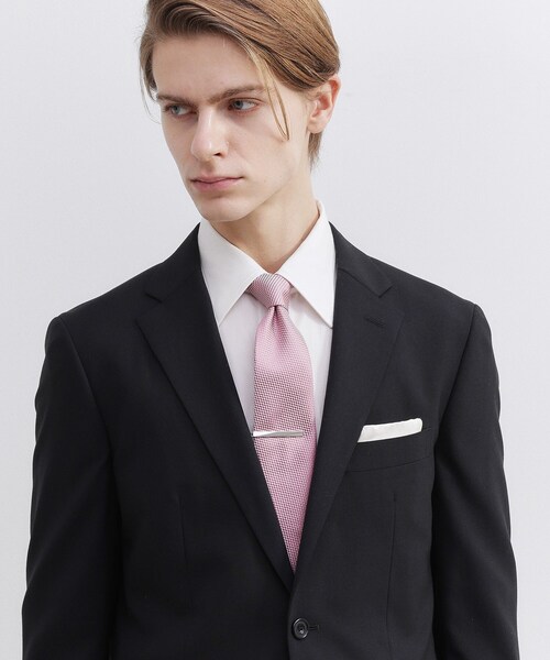 TAKEO KIKUCHI（タケオキクチ）の「【BOXセット】ベーシック メランジ ネクタイ＆タイバー（ネクタイ・メンズ・ピンク系その他/ネイビー/ライトグリーン/グリーン/ダークブラウン・00）」の14枚目の写真