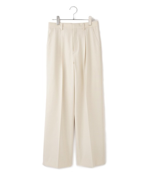 ADAM ET ROPE'（アダムエロペ）の「センタープレスストレートパンツ/UVカット（スラックス・レディース・ベージュ/ネイビー・34/38/36）」の16枚目の写真