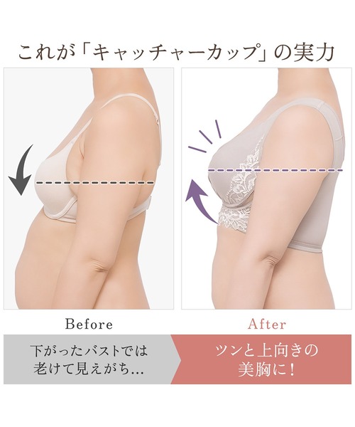 BRADELIS NEWYORK（ブラデリスニューヨーク）の「綿混キャッチャーカップレースブラ25 ブラデリス 補正下着 補整 ブラレット（ブラジャー・レディース・ブラック/レッド/ピンクベージュ/グレイッシュベージュ/ダークグレー/ベージュ・3L/LL/L/M/5L/4L/S）」の21枚目の写真