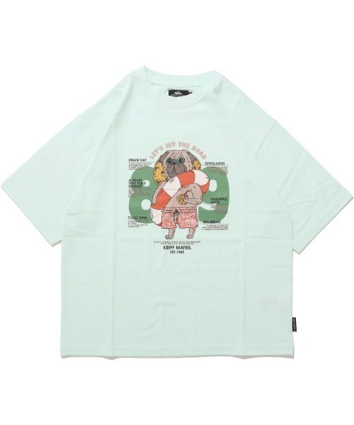 KRIFF MAYER Kid's Collection(クリフメイヤーキッズコレクション)の「【綿100%】パグ89 T(Tシャツ/カットソー・キッズ・レッド/ミント/チャコール/イエロー/オフホワイト/ネイビー・140/150/130/120/170/160)」の15枚目の写真