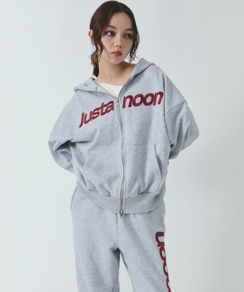 JUST A NOON(ジャストアヌーン)の「フーディースウェットセットアップ(セットアップ・レディース・ブラック/ブラウン/グレー・FREE)」の16枚目の写真