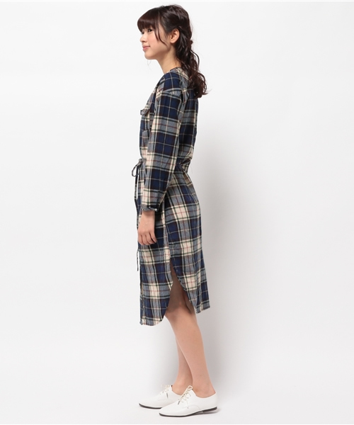 OUTLET（アウトレット）の「【WHO'S WHO gallery】BMウエスタンチェックOP（シャツワンピース・レディース・ベージュ系その他/レッド系その他・FREE）」の11枚目の写真